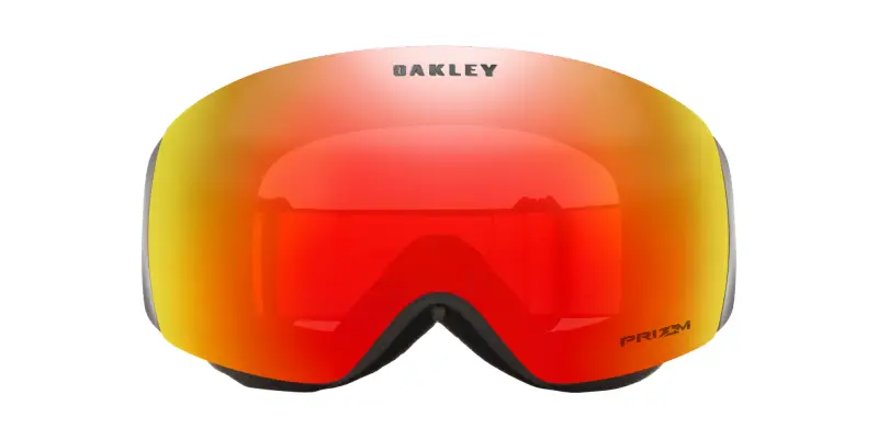 Unisex OO7064 FLIGHT DECK M 706439 Maschere da sci O_Matter Nero Arancione Maschera Normale Prizm miniatura 2