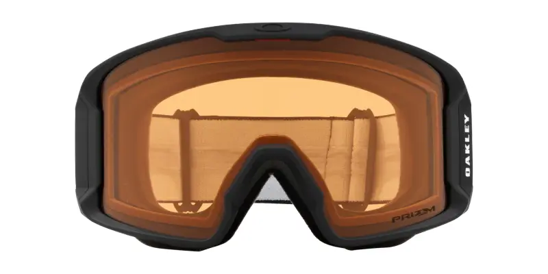 Unisex OO7070 LINE MINER L 707057 Maschere da sci O_Matter Nero Marrone Maschera Normale Prizm miniatura 2
