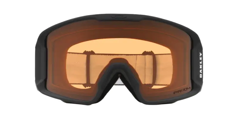Unisex OO7093 LINE MINER M 709326 Maschere da sci O_Matter Nero Marrone Maschera Normale Prizm miniatura 2