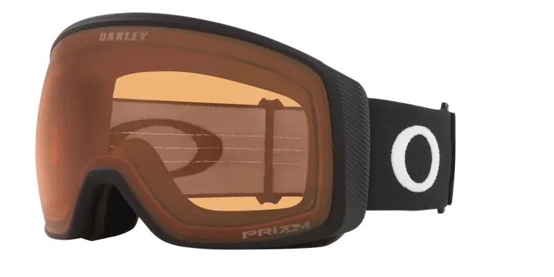 Oakley Unisex OO7104 FLIGHT TRACKER L 710404 Maschere da sci O_Matter Nero Marrone Maschera Normale Prizm