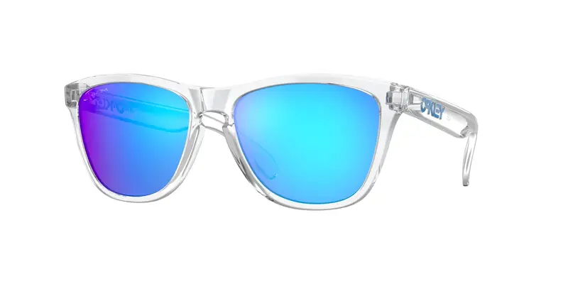 Oakley Unisex OO9013 FROGSKINS 9013D0 Occhiali da sole O_Matter Trasparente Blu Squadrata Normale Prizm Iridium
