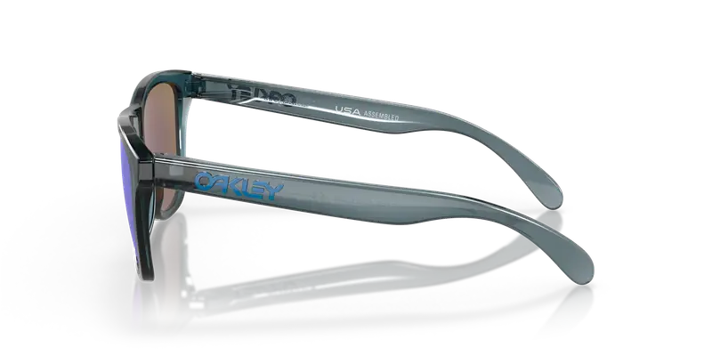 Oakley Unisex OO9013 FROGSKINS 9013F6 Occhiali da sole O_Matter Nero Blu Squadrata Polarizzata Prizm miniatura 3