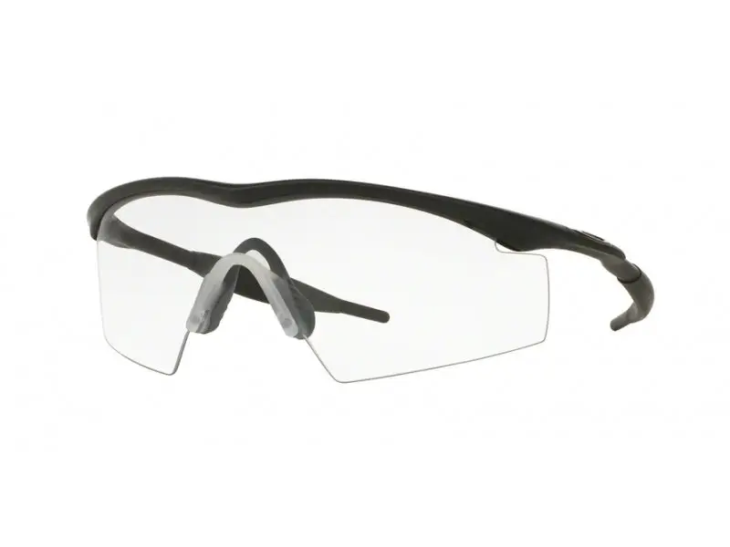 Oakley Unisex OO9060 M FRAME STRIKE 11-161 Occhiali da sole O_Matter Nero Trasparente Maschera Normale Chiara