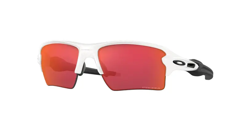 Oakley Unisex OO9188 FLAK 2.0 XL 918803 Occhiali da sole O_Matter Bianco Viola Squadrata Normale Prizm