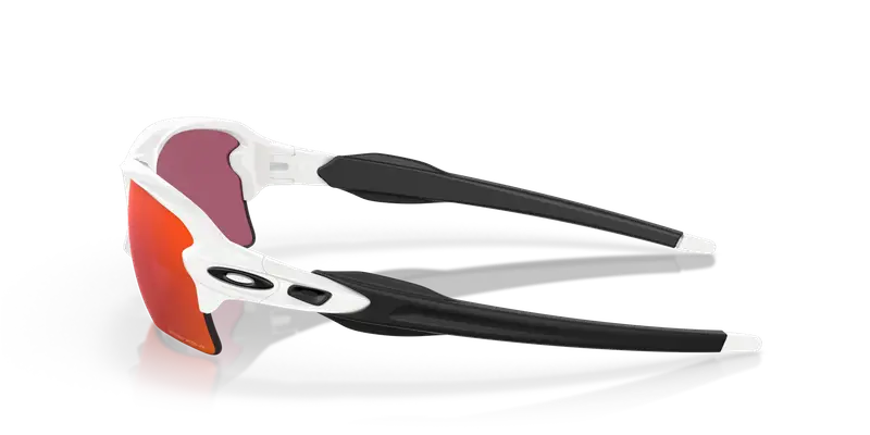 Oakley Unisex OO9188 FLAK 2.0 XL 918803 Occhiali da sole O_Matter Bianco Viola Squadrata Normale Prizm miniatura 3