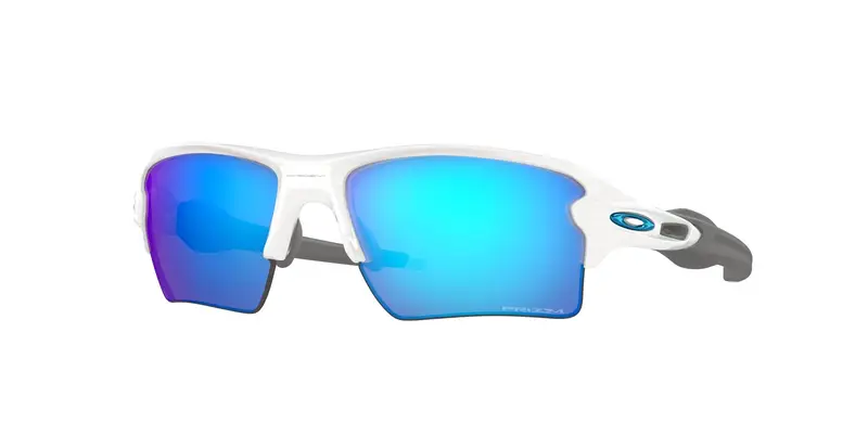Oakley Unisex OO9188 FLAK 2.0 XL 918894 Occhiali da sole O_Matter Bianco Blu Squadrata Normale Prizm