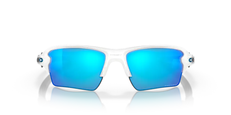 Oakley Unisex OO9188 FLAK 2.0 XL 918894 Occhiali da sole O_Matter Bianco Blu Squadrata Normale Prizm miniatura 2