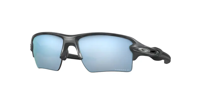 Oakley Unisex OO9188 FLAK 2.0 XL 9188G3 Occhiali da sole O_Matter Grigio Blu Squadrata Polarizzata Prizm