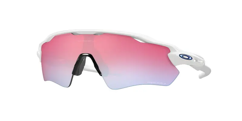 Oakley Unisex OO9208 RADAR EV PATH 920847 Occhiali da sole O_Matter Bianco Rosso Maschera Normale Prizm
