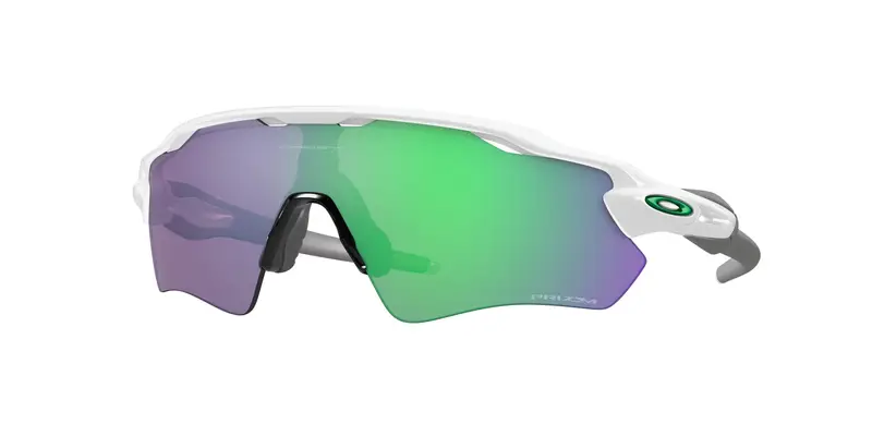 Oakley Unisex OO9208 RADAR EV PATH 920871 Occhiali da sole O_Matter Bianco Verde Maschera Normale Prizm