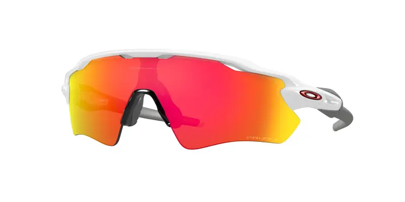 Oakley Unisex OO9208 RADAR EV PATH 920872 Occhiali da sole O_Matter Bianco Rosso Maschera Normale Prizm