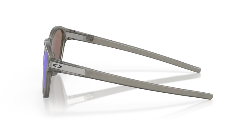 Oakley Unisex OO9265 LATCH 926532 Occhiali da sole O_Matter Grigio Blu Rotonda Polarizzata Prizm miniatura 3