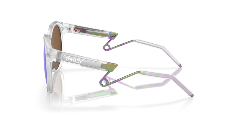 Oakley Unisex OO9279 HSTN METAL 927902 Occhiali da sole O_Matter Trasparente Viola Rotonda Normale Prizm miniatura 3