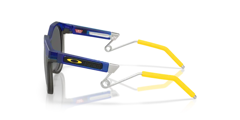 Oakley Unisex OO9279 HSTN METAL 927906 Occhiali da sole O_Matter Blu Grigio Rotonda Normale miniatura 3