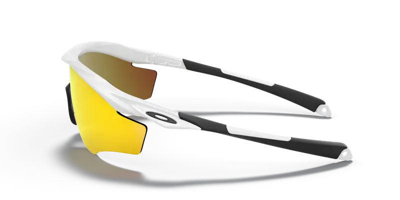 Oakley Unisex OO9343 M2 FRAME XL 934305 Occhiali da sole O_Matter Bianco Arancione Maschera Normale Prizm Iridium miniatura 3