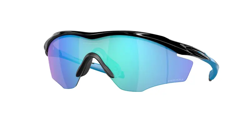 Oakley Unisex OO9343 M2 FRAME XL 934321 Occhiali da sole O_Matter Nero Blu Maschera Normale Prizm