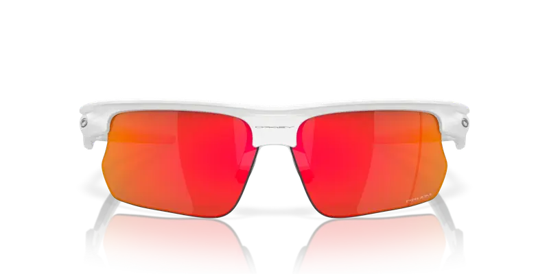 Oakley Unisex OO9400 BISPHAERA 940003 Occhiali da sole O_Matter Bianco Rosso Squadrata Normale Prizm miniatura 2