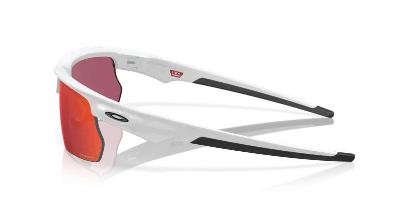 Oakley Unisex OO9400 BISPHAERA 940010 Occhiali da sole O_Matter Bianco Viola Squadrata Normale Prizm miniatura 3