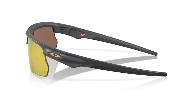 Oakley Unisex OO9400 BISPHAERA 940012 Occhiali da sole O_Matter Grigio Oro Squadrata Polarizzata Prizm miniatura 3