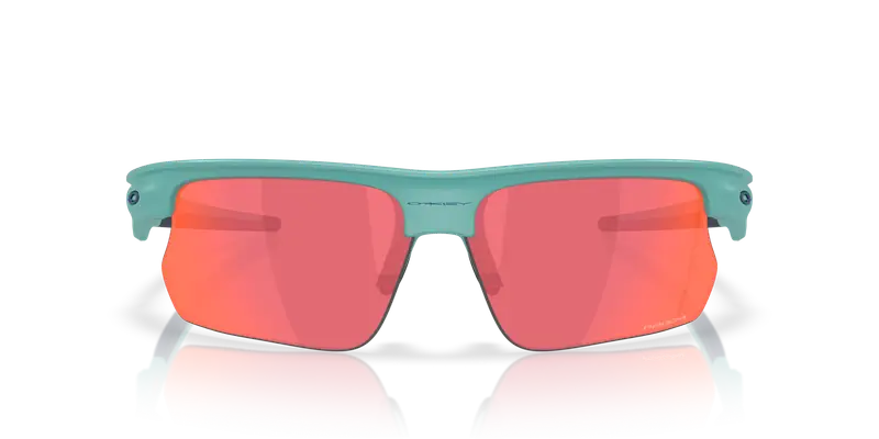 Oakley Unisex OO9400 BISPHAERA 940018 Occhiali da sole O_Matter Blu Rosso Squadrata Normale miniatura 2