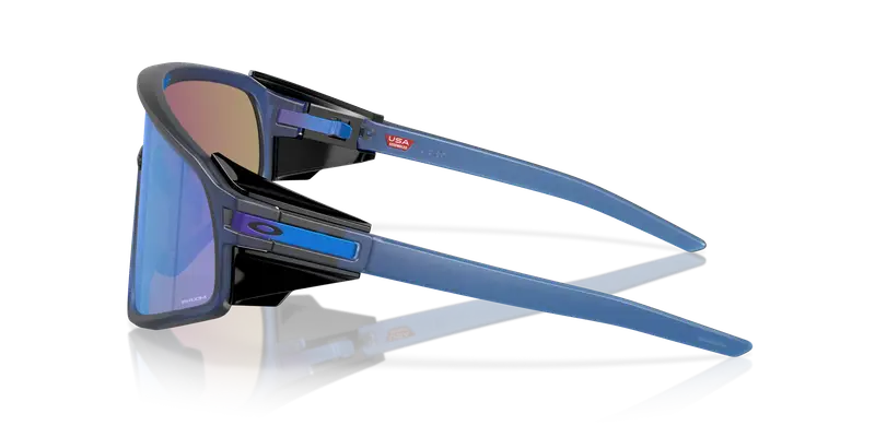 Oakley Unisex OO9404 LATCH PANEL 940406 Occhiali da sole O_Matter Blu Blu Maschera Normale Prizm miniatura 3