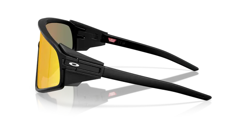 Oakley Unisex OO9404 LATCH PANEL 940416 Occhiali da sole O_Matter Nero Rosso Maschera Normale miniatura 3