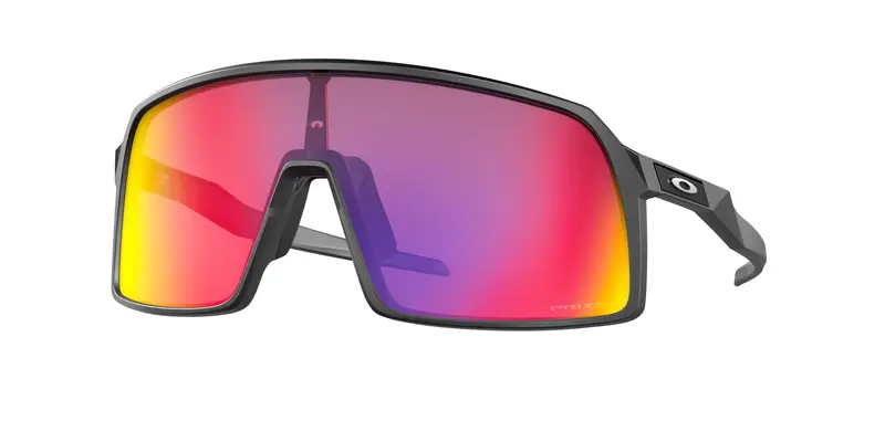 Oakley Unisex OO9406 SUTRO 940608 Occhiali da sole Iniettato Nero Viola Maschera Normale Prizm