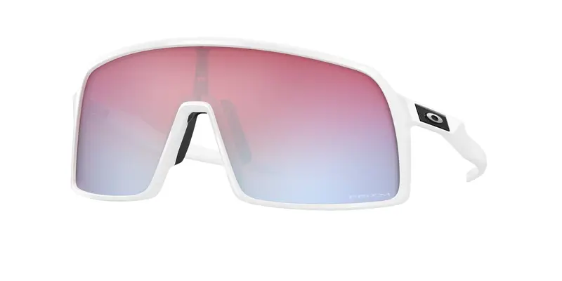 Oakley Unisex OO9406 SUTRO 940622 Occhiali da sole O_Matter Bianco Rosso Maschera Normale Prizm