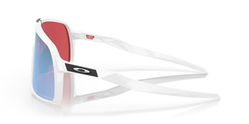 Oakley Unisex OO9406 SUTRO 940622 Occhiali da sole O_Matter Bianco Rosso Maschera Normale Prizm miniatura 3