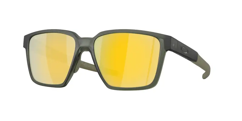 Oakley Unisex OO9430 ACTUATOR SQ 943006 Occhiali da sole O_Matter Verde Oro Squadrata Polarizzata