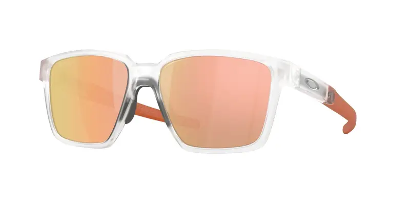 Oakley Unisex OO9430 ACTUATOR SQ 943007 Occhiali da sole O_Matter Trasparente Oro Squadrata Polarizzata