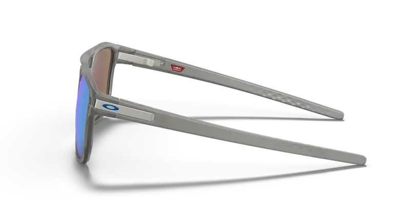 Oakley Unisex OO9436 LATCH BETA 943606 Occhiali da sole O_Matter Grigio Blu Squadrata Polarizzata Prizm miniatura 3