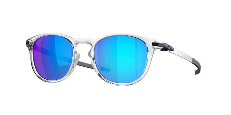 Oakley Unisex OO9439 PITCHMAN R 943904 Occhiali da sole O_Matter Trasparente Blu Rotonda Normale Prizm