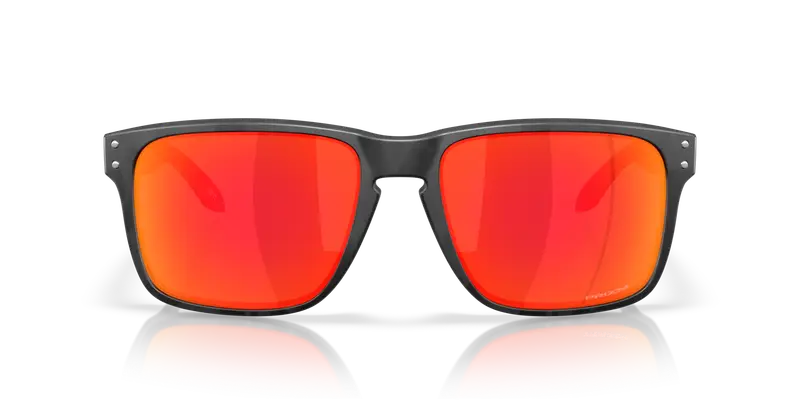 Oakley Unisex OO9487 HOLBROOK XXL 948706 Occhiali da sole O_Matter Grigio Rosso Squadrata Normale miniatura 2
