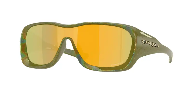 Unisex OO9493 DE LA SALLE 949305 Occhiali da sole O_Matter Verde Oro Squadrata Normale Prizm