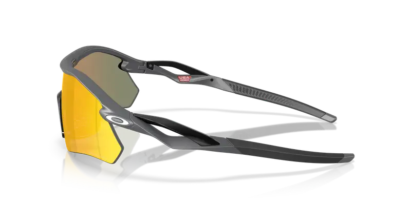 Oakley Unisex OO9495D RADAR PLATE 949503 Occhiali da sole O_Matter Grigio Rosso Squadrata Normale miniatura 3