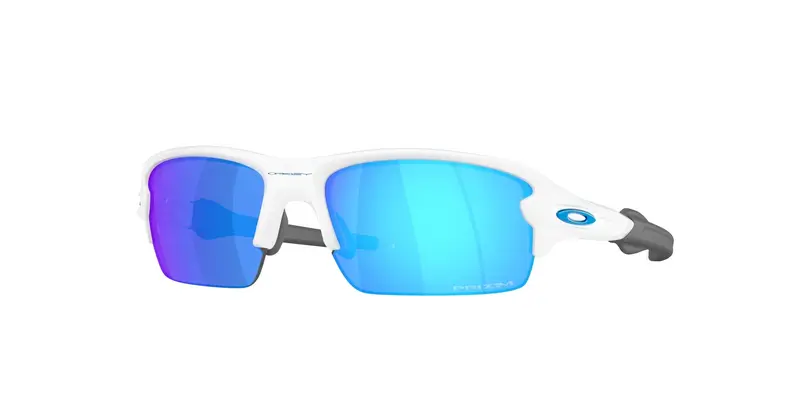 Oakley Unisex OO9511 FLAK 2.0 S 951102 Occhiali da sole O_Matter Bianco Blu Squadrata Normale