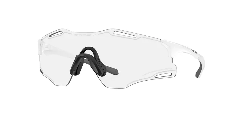 Oakley Unisex OO9512D CYBR ZERO 951201 Occhiali da sole O_Matter Bianco Grigio Squadrata Fotocromatiche
