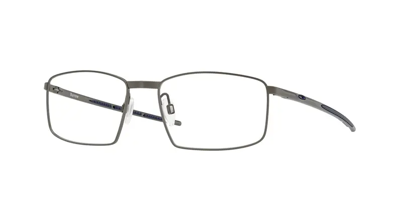 Oakley Unisex OX5086 BURROW 508603 Montature da vista Titanio Grigio Trasparente Squadrata Normale
