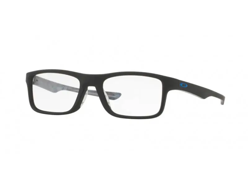 Oakley Unisex OX8081 PLANK 2.0 808101 Montature da vista O_Matter Nero Trasparente Squadrata Normale