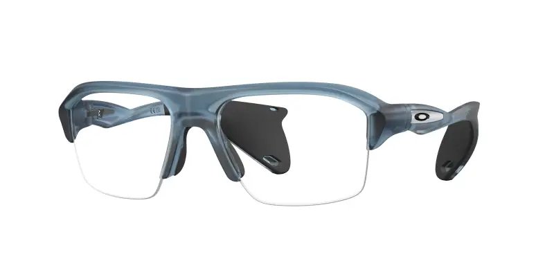 Unisex OX8198 STUNT GLIDER 819804 Montature da vista O_Matter Blu Trasparente Squadrata Normale