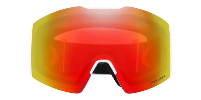 Uomo Oakley OO7099 FALL LINE L 709907 Maschere da sci O_Matter Bianco Arancione Maschera Normale Prizm miniatura 2