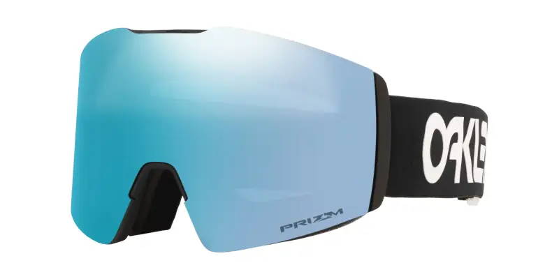 Uomo Oakley OO7099 FALL LINE L 709927 Maschere da sci O_Matter Nero Blu Maschera Normale Prizm