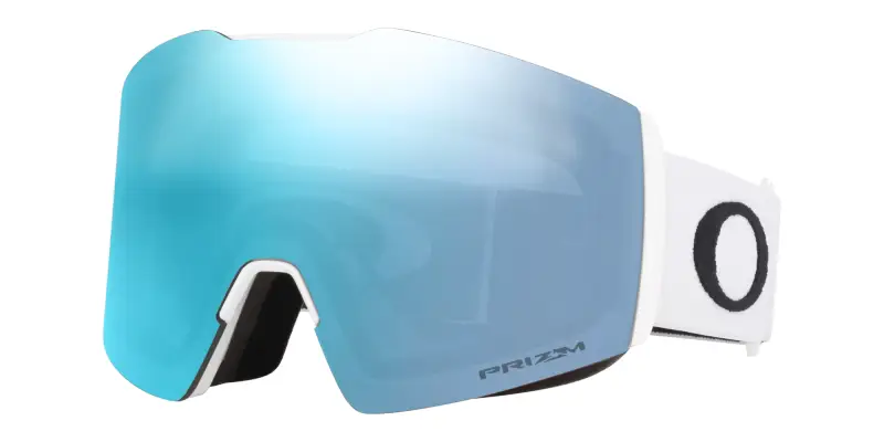 Uomo Oakley OO7099 FALL LINE L 709935 Maschere da sci O_Matter Bianco Blu Maschera Normale Prizm