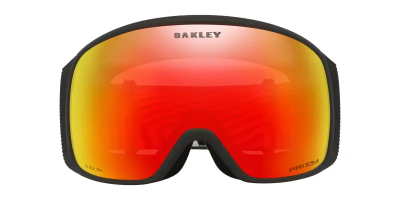 Uomo Oakley OO7104 FLIGHT TRACKER L 710483 Maschere da sci Iniettato Arancione Maschera Normale miniatura 2