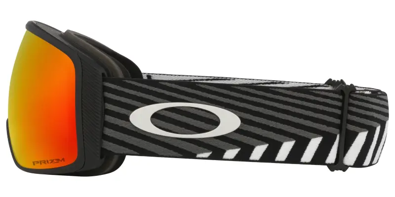 Uomo Oakley OO7104 FLIGHT TRACKER L 710483 Maschere da sci Iniettato Arancione Maschera Normale miniatura 3