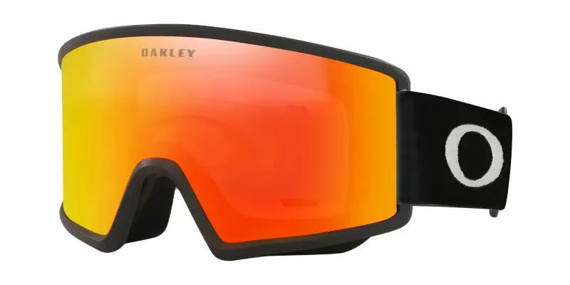 Uomo Oakley OO7121 TARGET LINE M 712103 Maschere da sci O_Matter Arancione Maschera Normale
