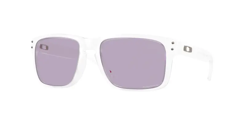 Uomo Oakley OO9102 HOLBROOK 9102AO Occhiali da sole O_Matter Trasparente Viola Squadrata Normale Prizm