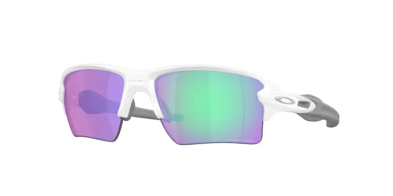 Uomo Oakley OO9188 FLAK 2 0 XL 9188K3 Occhiali da sole O_Matter Bianco Viola Squadrata Normale
