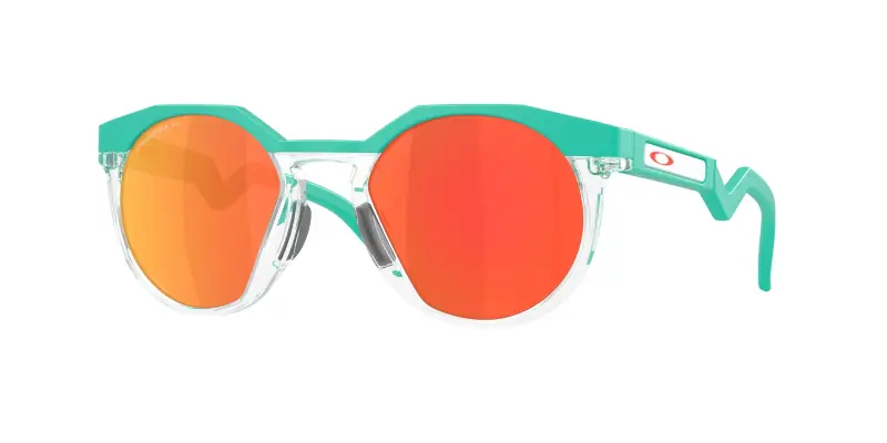 Uomo Oakley OO9242 HSTN 924223 Occhiali da sole O_Matter Blu Rosso Rotonda Polarizzata